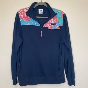 Simply southern floral quarter zip